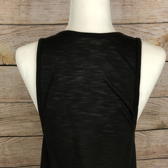 Old Navy Active Go- Dry Semi-Fitted Black Tank Top - Picture 5 of 7